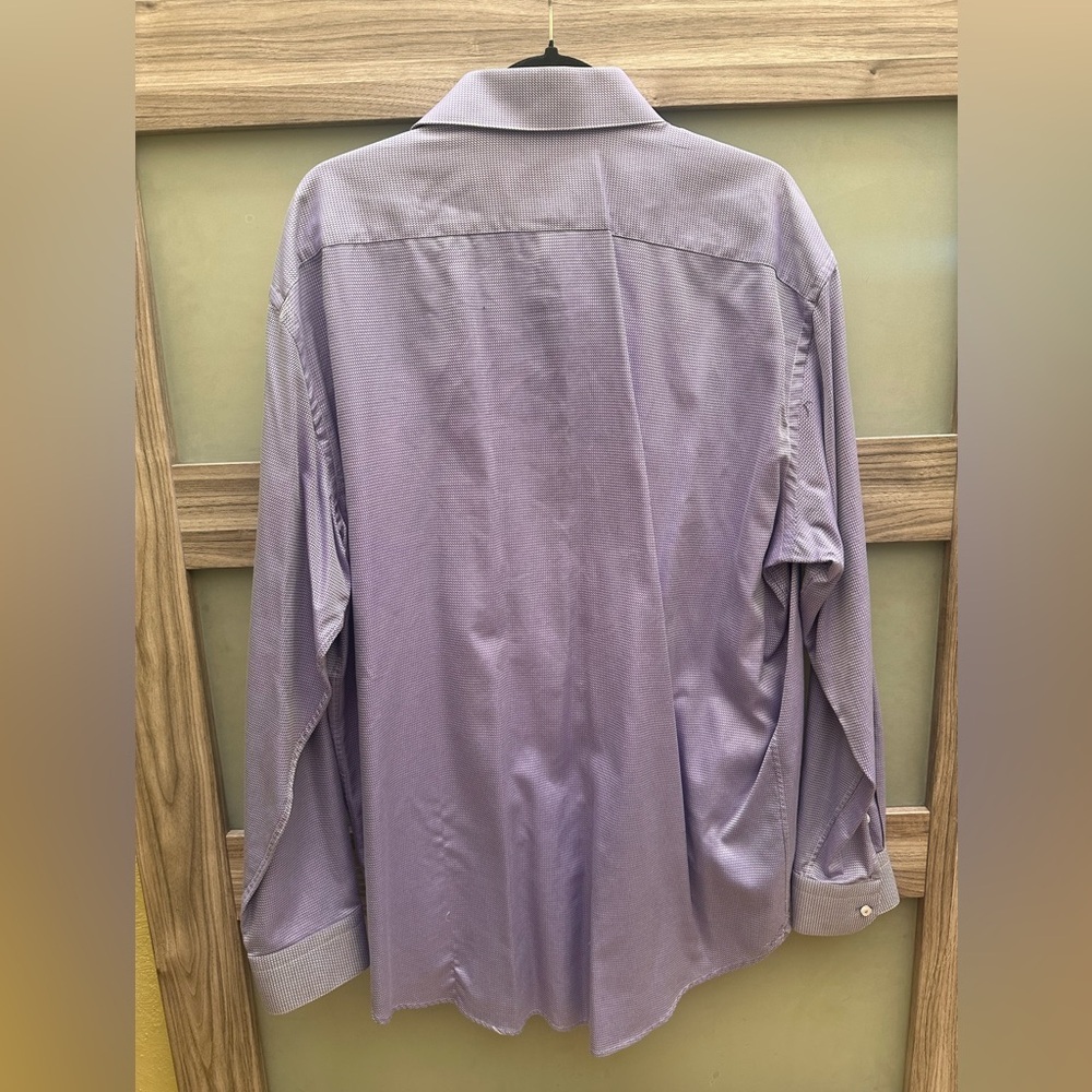Robert Graham Button Down Dress Shirt Size 46/18 - Picture 2 of 6